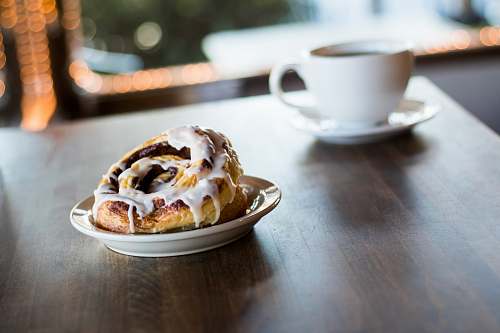 food pastry bread with white syrup kaffee meister - santee coffeehouse