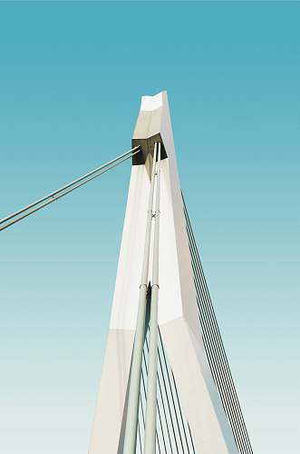 rotterdam white tower the netherlands