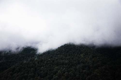 filband foggy mountain full of trees iran