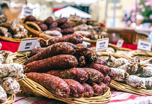 market variety of food shop