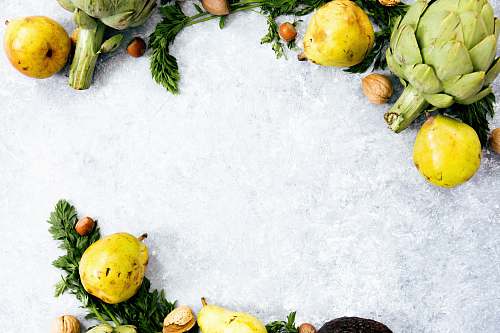 food yellow fruits on ice vegetable