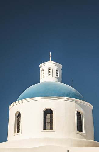 building blue and white cathedral architecture
