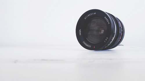 camera black DSLR camera lens lens