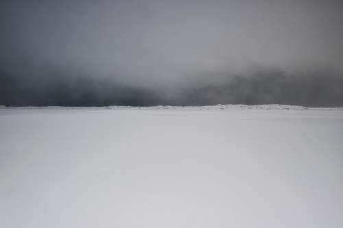 norway grayscale photography of snow horizon eggum
