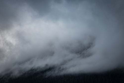 nature white clouds fog