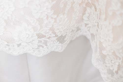 lace white floral textile wedding