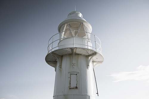 beacon white metal watch tower lighthouse