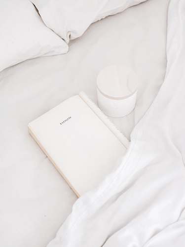text white notebook white