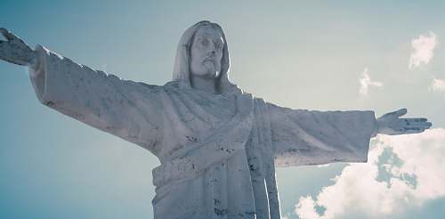 person Christ the Redeemer grey
