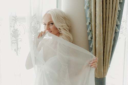person woman wearing white lingerie people