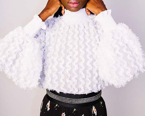 apparel women's white knit sweater clothing