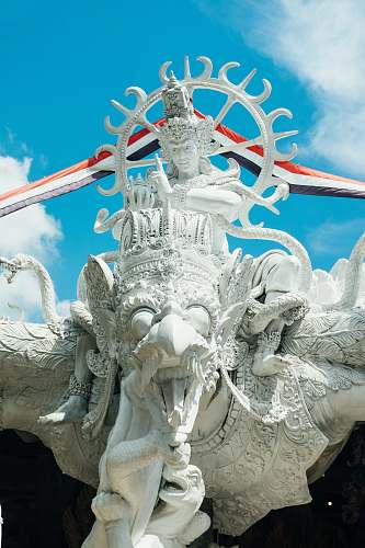 sculpture Hindu god statue ubud