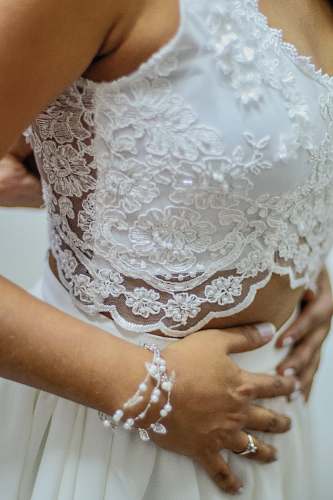 dress wedding photography of woman wearing white lace wedding dress bride