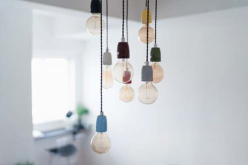 white pendant lights light