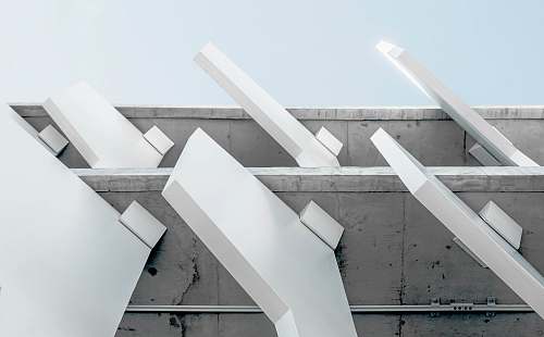 grey architectural photograph of white and gray concrete structure spain