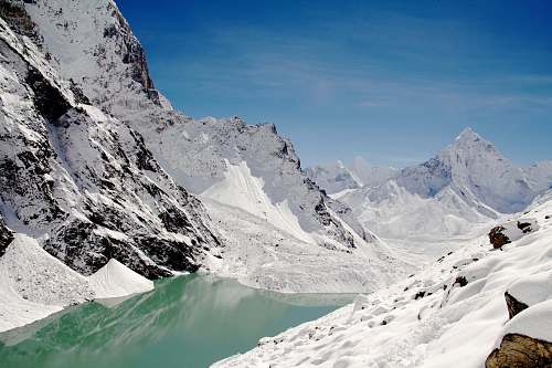 nature landscape photography of snow mountains outdoors