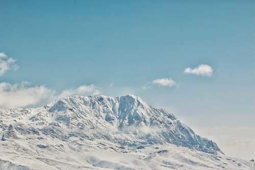 snow landscape photography of white mountain ice