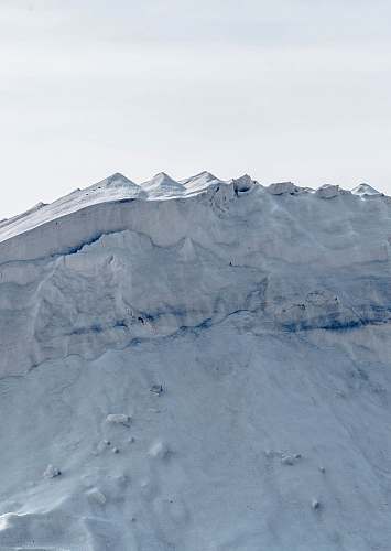 ice white glacier nature