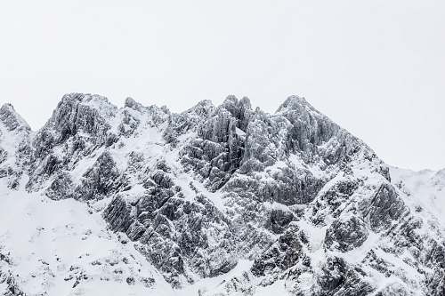 grey white snow on mountain alps