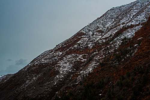 mountain brown mountain slope