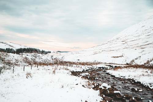 outdoors land covered in snow ice