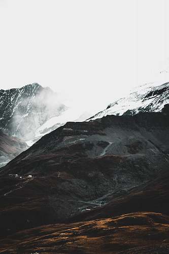 mountain landscape photography of snowy mountain alps