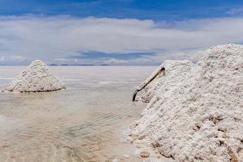 outdoors salar de uyuni in Bolivia grey