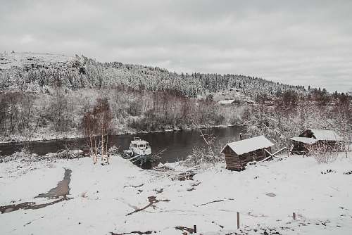 outdoors snow-capped mountain grey