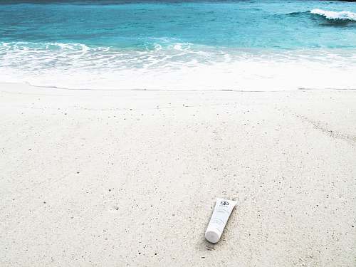 outdoors soft tube on beach sand sand