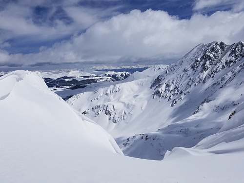 mountain white snow mountain outdoors
