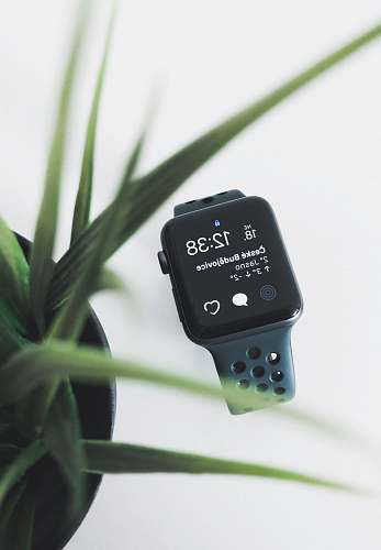 wristwatch space gray aluminium Apple Watch minimal