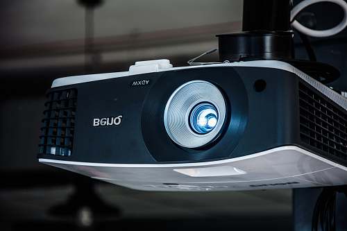 len black and white Benq projector hitech