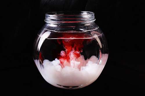 milk clear glass bowl jar