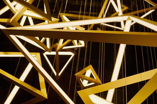light pyramid shaped chandeliers lighting