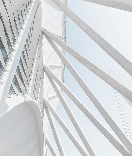 banister white concrete building close-up photography handrail