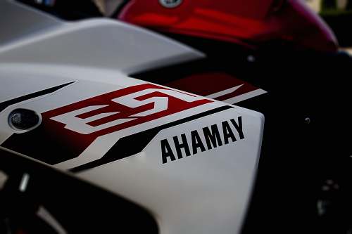 logo white Yamaha R3 motorcycle motorbike