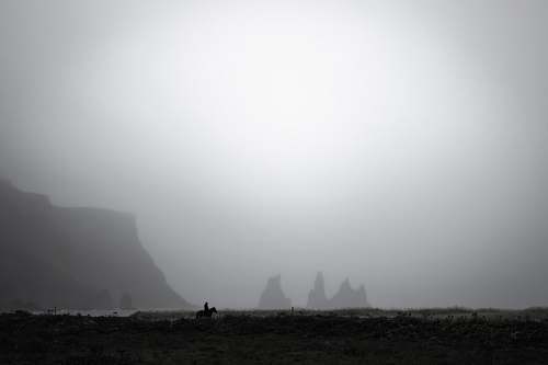 iceland  silhouette
