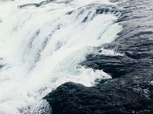 iceland block waterfalls nature