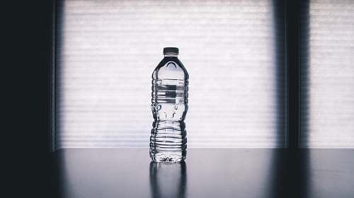 bottle clear drinking bottle filled with water curtain