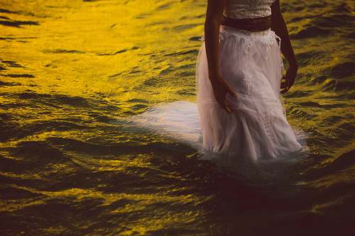 rarotonga person walking on body of water cook islands