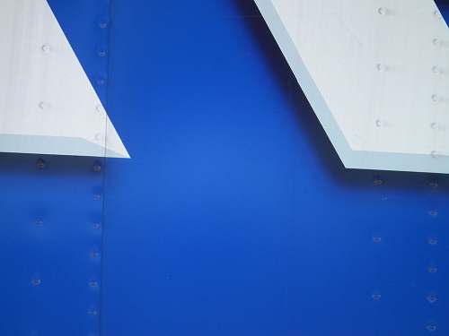 blue  sign detail