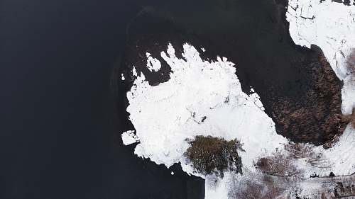 norway bird's eye view of snow-covered mountain bygdøy