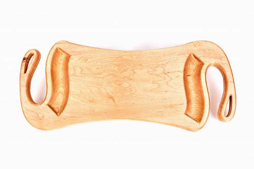 cushion brown wooden chopping board wood