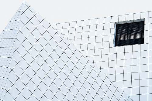 window white and black architectural building diagram cleveland