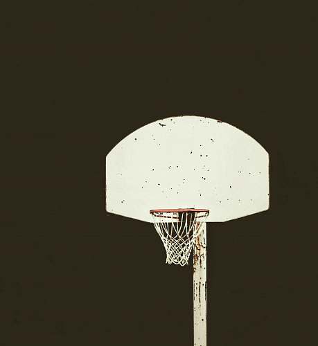 hoop white and brown basketball hoop basketball
