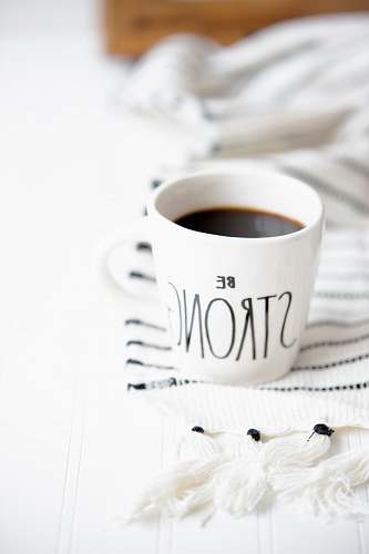 coffee white ceramic mug filled with black coffee cup
