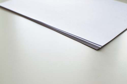 paper white papers on table desk