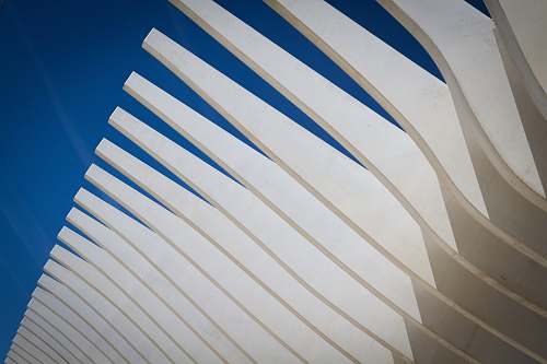architecture white wooden building under blue sky line