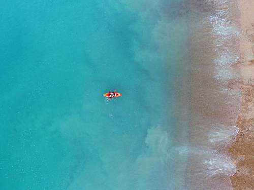 blue person kayaking on body of water brighton
