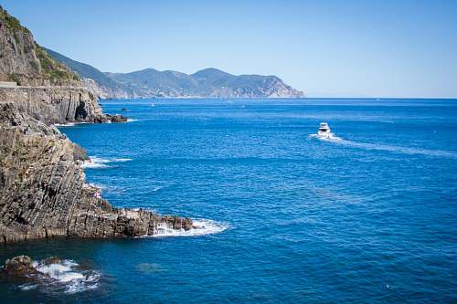 ocean aerial photo of cliff and ocean during daytime promontory